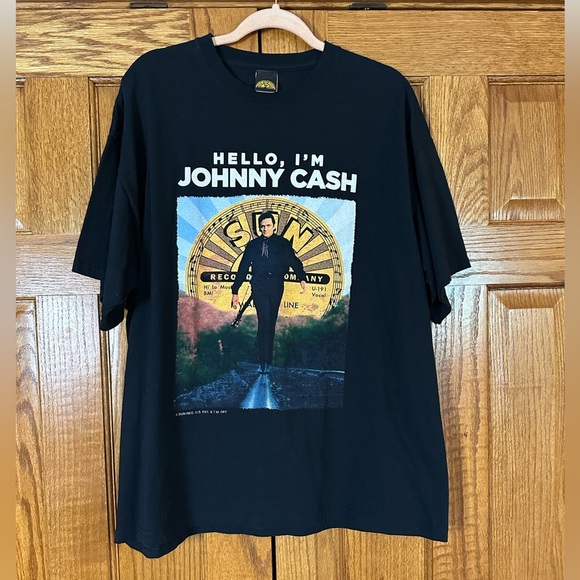 Johnny Cash Graphic T-Shirt - Black Men’s Size XL - Picture 1 of 6